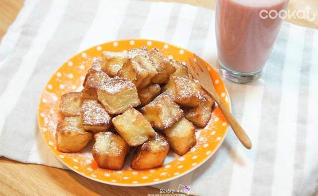 人氣甜點《夾心方塊吐司》要當早餐吃或下午茶吃都沒問題啦