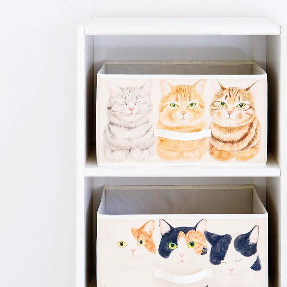 超實用的《貓咪收納盒》用了這麼可愛的置物桶一定會好好收納的 超實用的《貓咪收納盒》用了這麼可愛的置物桶一定會好好收納的