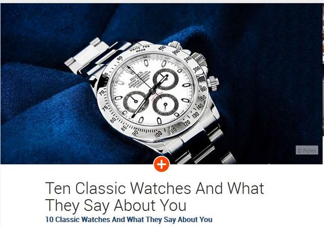 《十款經典名錶意味的男子抽象》專家對付戴手錶的品味是這樣說滴 - 圖片2