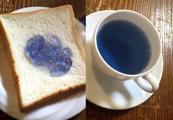 青森新土產《藍色蘋果醬》視覺味覺奇妙反差的醬和藍茶是絕配哦