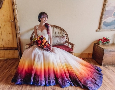 超美《染色婚紗》比純潔的全白更能展現出新娘的多樣魅力♡ 超美《染色婚紗》比純潔的全白更能展現出新娘的多樣魅力♡