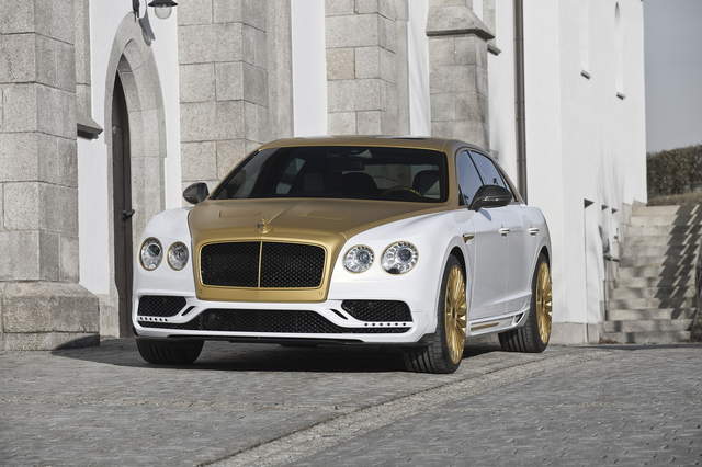 Mansory改造《Bentley Flying Spur》金光閃閃好貴氣 Mansory改造《Bentley Flying Spur》金光閃閃好貴氣