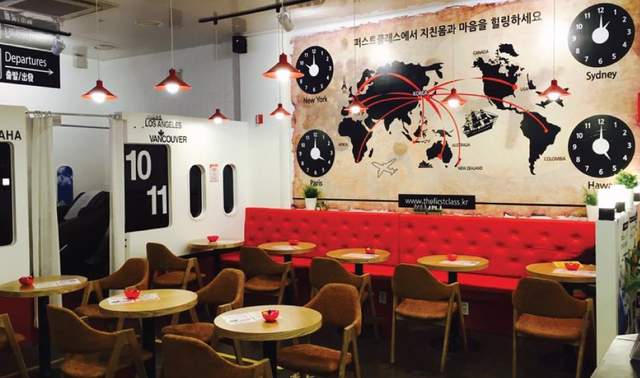 首爾《頭等艙咖啡廳》讓你不出國也能享受頭等艙級服務