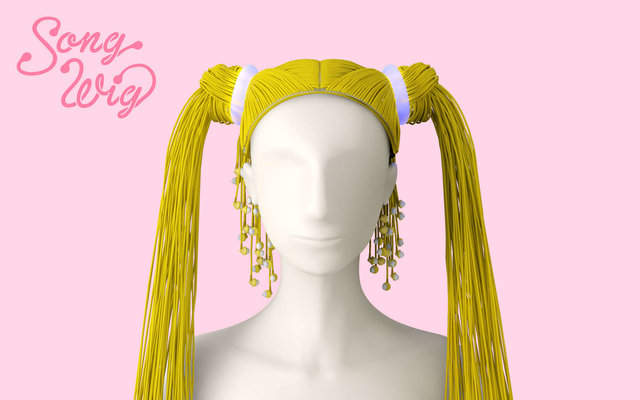 超炫的《假髮耳機》戴上它就可以跟大家分享音樂啦