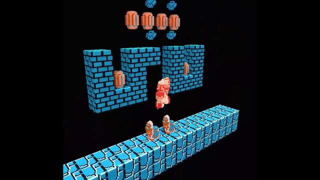 【謎之技術】《將紅白機遊戲3D化》立體化的紅白機遊戲動起來超有趣 【謎之技術】《將紅白機遊戲3D化》立體化的紅白機遊戲動起來超有趣