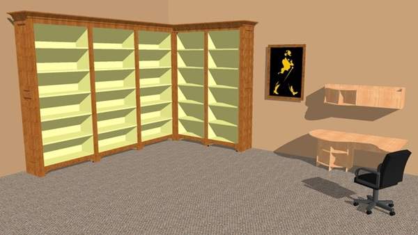 《網友改良書房桌布》不只提升作業效率還可以完成擁有家庭劇院的夢想w