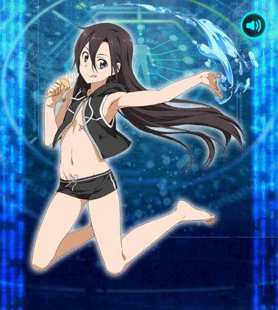 專業偽娘《桐子泳裝姿態可愛誘人》驚見下體一片平坦…