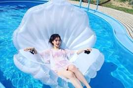 一秒融化少女心的《貝殼游泳坐圈》這一次真的要當美人魚啦 一秒融化少女心的《貝殼游泳坐圈》這一次真的要當美人魚啦