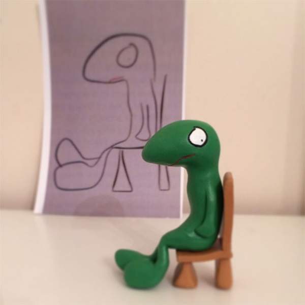 藝術家軟陶製作《小孩塗鴉實體化》天真無邪的畫作變成最有愛的禮物～