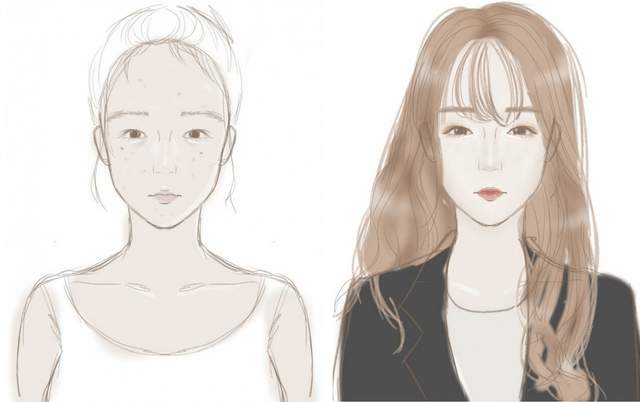 用繪圖Live《女性變身過程》素人就是這樣變成女神的啦 用繪圖Live《女性變身過程》素人就是這樣變成女神的啦