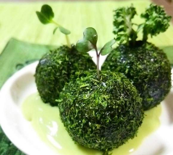 自己動手做《苔球麻糬丸子》可愛好吃又可種喔（誤）