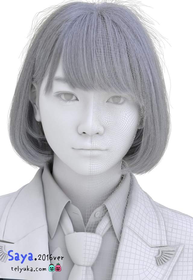 超越恐怖谷《3DCG美少女Saya》最新畫面　根本是真實存在的女高中生吧... - 圖片13