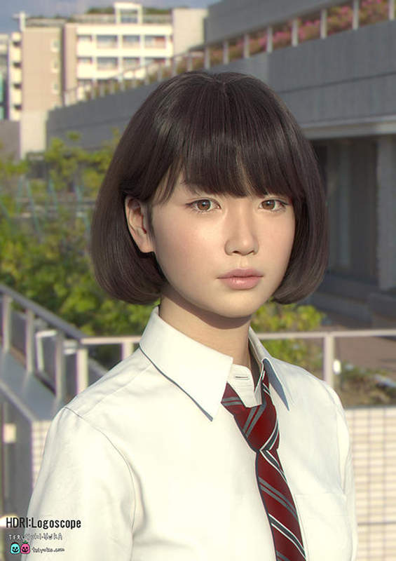 超越恐怖谷《3DCG美少女Saya》最新畫面　根本是真實存在的女高中生吧... - 圖片4