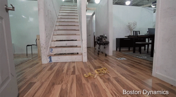 《機器狗SpotMini》幫忙做家事的機器狗　踩到香蕉皮也會滑倒喔w - 圖片6