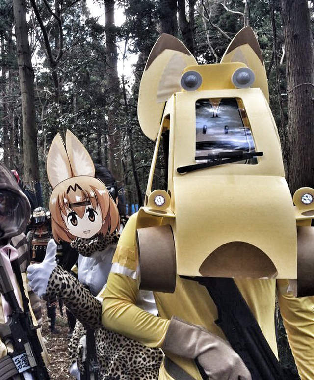 生存遊戲的朋友《自製加帕利巴士COSPLAY》太顯眼的下場就是被打成蜂窩…… 生存遊戲的朋友《自製加帕利巴士COSPLAY》太顯眼的下場就是被打成蜂窩……