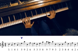 《圓周率鋼琴曲》沒想到居然可以把圓周率演奏出來耶 《圓周率鋼琴曲》沒想到居然可以把圓周率演奏出來耶