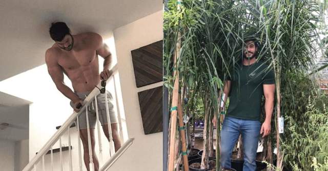 《像大樹一樣的猛男》網友表示我可以爬他嗎？