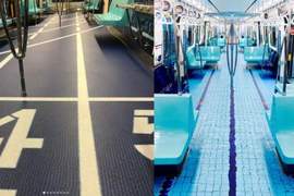台灣捷運紅到國外《世大運車廂》想游泳或鬥牛都來! 台灣捷運紅到國外《世大運車廂》想游泳或鬥牛都來!