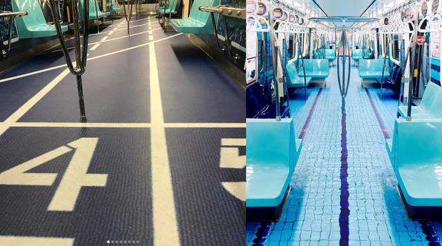 台灣捷運紅到國外《世大運車廂》想游泳或鬥牛都來! 台灣捷運紅到國外《世大運車廂》想游泳或鬥牛都來!