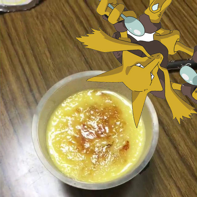 輕鬆自製《焦糖烤布蕾》祕訣就在於加熱後的金屬湯匙～♪