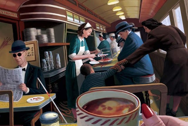 網路話題《從這張圖找到11怪異點》我怎麼算都算不到全部...