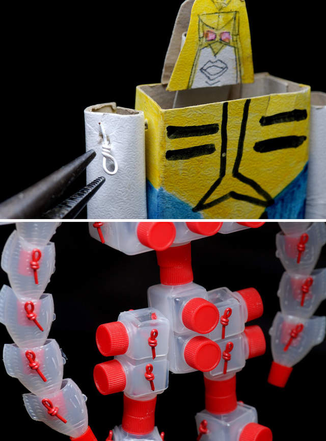 《紙做機器人》把平面鋼彈立體化的超強創意 - 圖片8
