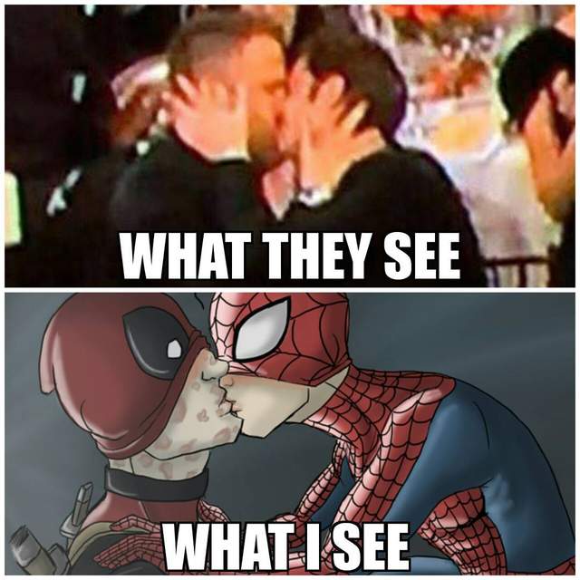 《死侍蜘蛛人之吻後續》不斷出現兩人接吻粉絲創作圖 《死侍蜘蛛人之吻後續》不斷出現兩人接吻粉絲創作圖