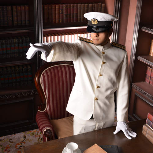 《艦隊收藏提督服》純白軍服男女都有我還不買來帥一下嘛