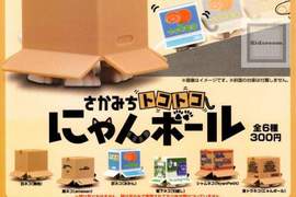 頭套紙箱的喵星人《斜坡上的紙箱貓》放上斜坡就會自己走的可愛扭蛋♥ 頭套紙箱的喵星人《斜坡上的紙箱貓》放上斜坡就會自己走的可愛扭蛋♥