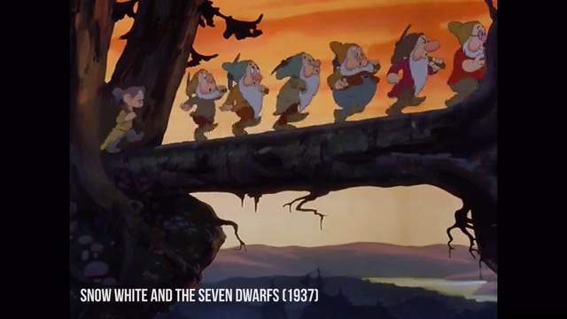 《迪士尼動畫的演變》原來迪士尼第一部白雪公主到現在已經80年了