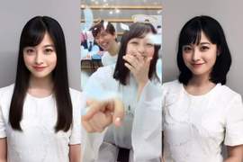 有影片《橋本環奈直播剪短髮》280萬人按讚★人生中最短的一次 有影片《橋本環奈直播剪短髮》280萬人按讚★人生中最短的一次