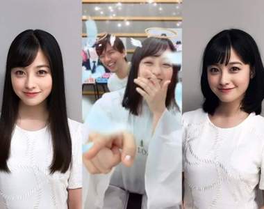 有影片《橋本環奈直播剪短髮》280萬人按讚★人生中最短的一次 有影片《橋本環奈直播剪短髮》280萬人按讚★人生中最短的一次