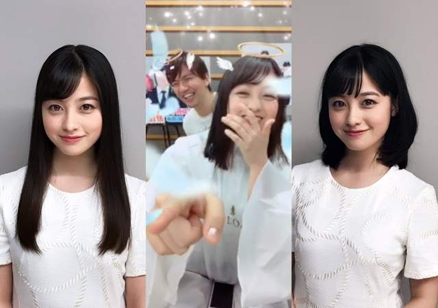 有影片《橋本環奈直播剪短髮》280萬人按讚★人生中最短的一次 有影片《橋本環奈直播剪短髮》280萬人按讚★人生中最短的一次