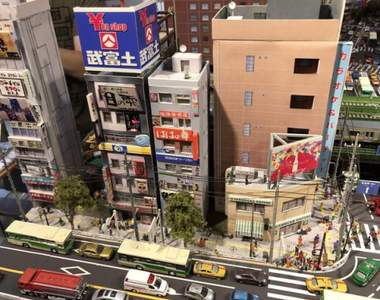 《東京新宿絕景模型》學生巧手下的精緻還原重現 《東京新宿絕景模型》學生巧手下的精緻還原重現