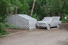 視覺藝術《這車子跟房子是透明的》有在使用Photoshop一定懂XD 視覺藝術《這車子跟房子是透明的》有在使用Photoshop一定懂XD