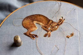 栩栩如生《迷你動物刺繡》身上的細毛都是一針一線縫出來 栩栩如生《迷你動物刺繡》身上的細毛都是一針一線縫出來