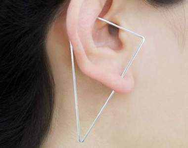 幾何耳環《Ear Clmbers》會讓人誤以為自己穿了好幾個耳洞 幾何耳環《Ear Clmbers》會讓人誤以為自己穿了好幾個耳洞