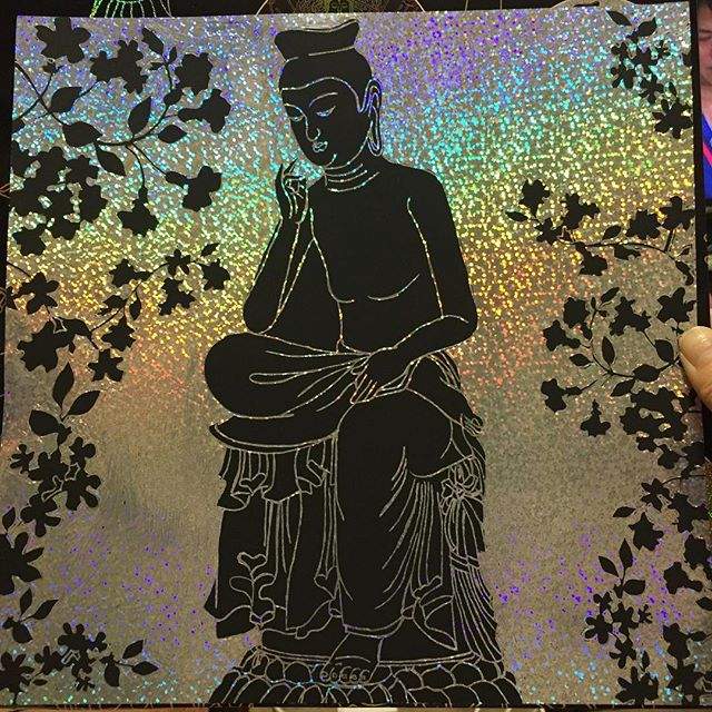 《療癒刮畫本》耐心加上愛的完成品有說不出的美麗