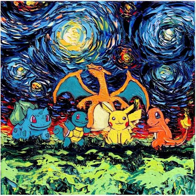 《星夜風動漫彩繪》各種主題搭配強烈筆觸下的趣味構圖 《星夜風動漫彩繪》各種主題搭配強烈筆觸下的趣味構圖