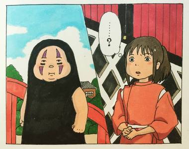 繪師momonga《亂入吉卜力的世界》把自己想進入吉卜力世界的夢想用畫來實現 繪師momonga《亂入吉卜力的世界》把自己想進入吉卜力世界的夢想用畫來實現