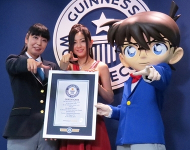 《倉木麻衣拿下金氏世界紀錄》成為為柯南演唱過最多主題曲的紀錄歌手 《倉木麻衣拿下金氏世界紀錄》成為為柯南演唱過最多主題曲的紀錄歌手