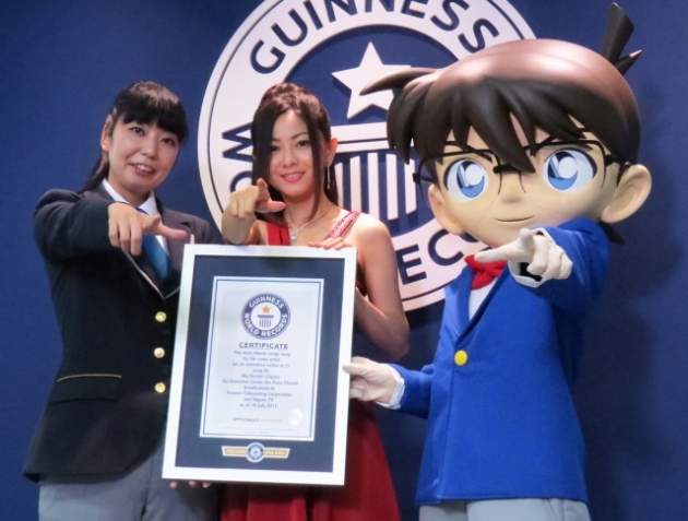 《倉木麻衣拿下金氏世界紀錄》成為為柯南演唱過最多主題曲的紀錄歌手 《倉木麻衣拿下金氏世界紀錄》成為為柯南演唱過最多主題曲的紀錄歌手