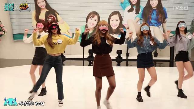 超強《GFRIEND矇眼跳Me Gustas Tu》完全不落拍舞蹈只有女朋友辦的到阿！