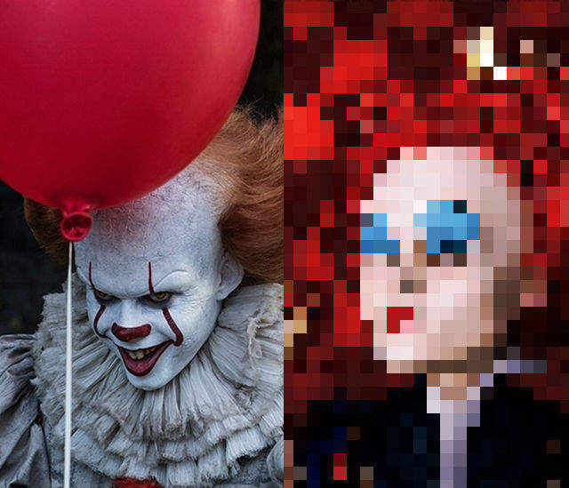 一秒變搞笑片《恐怖小丑《牠》跨棚大撞臉》這版本的小丑我可以XD