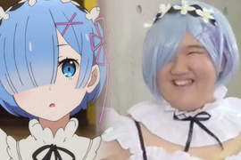 害羞女高中生如願《COSPLAY雷姆秀給同學看》肉麻台詞讓人受不了…… 害羞女高中生如願《COSPLAY雷姆秀給同學看》肉麻台詞讓人受不了……