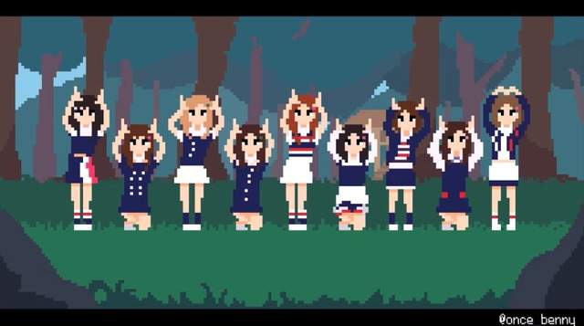 敲可愛《8位元音源》還順勢推出點陣版MV讓你大喊ㄎ一優窩