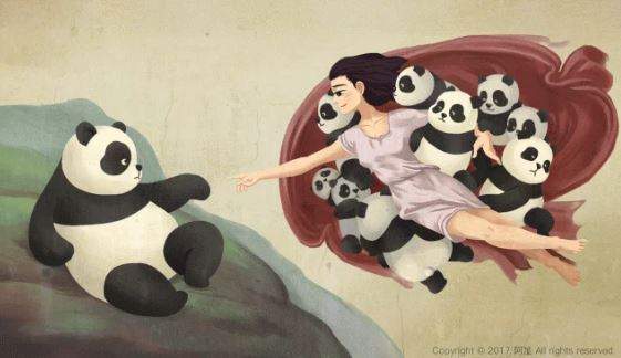 當《名畫主角變滾滾》 左滾右滾都是滾滾唷✰