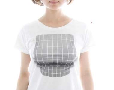不存在的巨乳《妄想錯覺T恤》真的沒有歐派 是你的眼睛騙了你… 不存在的巨乳《妄想錯覺T恤》真的沒有歐派 是你的眼睛騙了你…