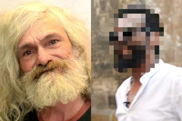 大轉變《幫流浪漢剪頭髮》結果搖身一變變成超級型男阿阿阿