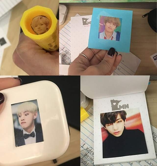 《迷妹趁同事不在把辦公室變成追星房》很想知道同事看到後的反應是什麼（欸）